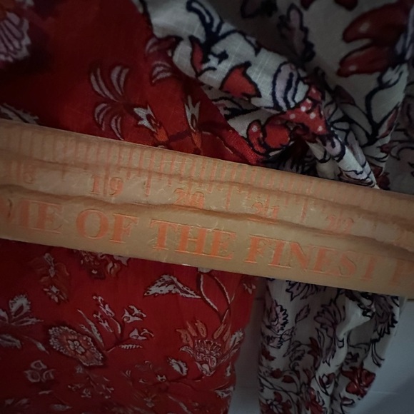 J Jill One pocket shirred100% cotton lightweight cottagecore button floral top M - Picture 11 of 14